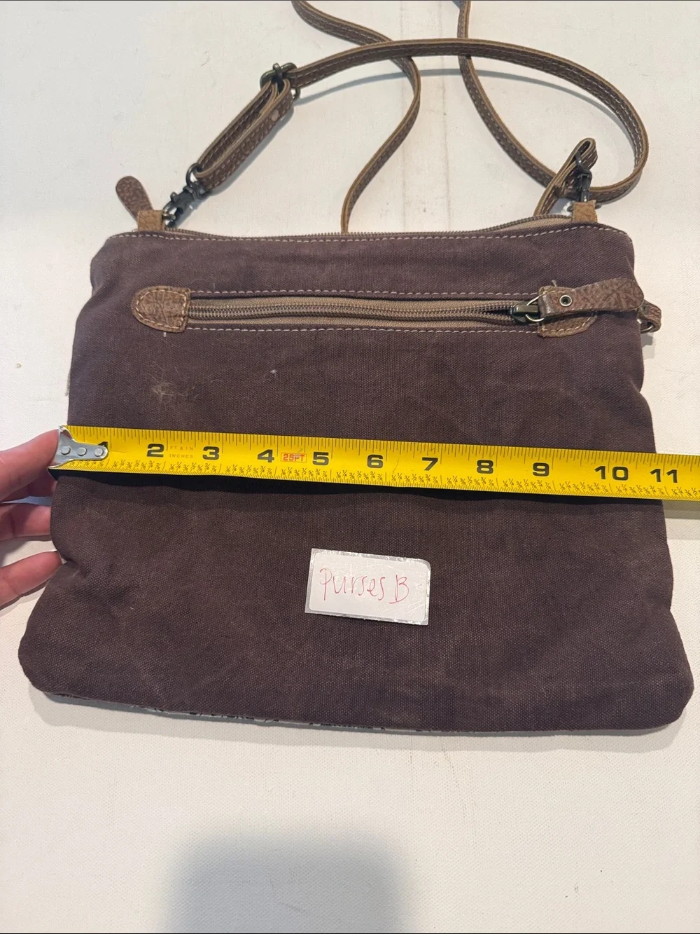 Myra Bag Brown and Black Floral Jacquard Crossbody